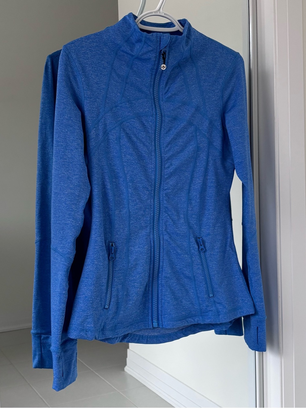 Lululemon Define Jacket in Heathered Blue
